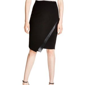 Bailey 44 Vegan Leather Black Knee length skirt M